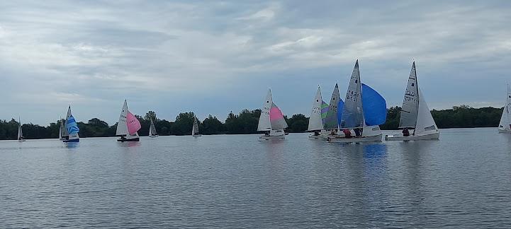 Close racing at the South Cerney GP14 Open - photo © Vernon Perkins