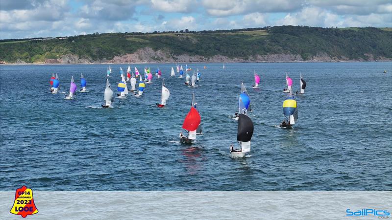 GP14 Nationals 2023 at Looe photo copyright Richard Craig / www.SailPics.co.uk taken at Looe Sailing Club and featuring the GP14 class