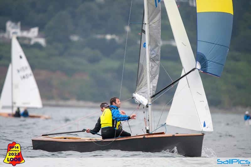 GP14 Nationals 2023 at Looe photo copyright Richard Craig / www.SailPics.co.uk taken at Looe Sailing Club and featuring the GP14 class