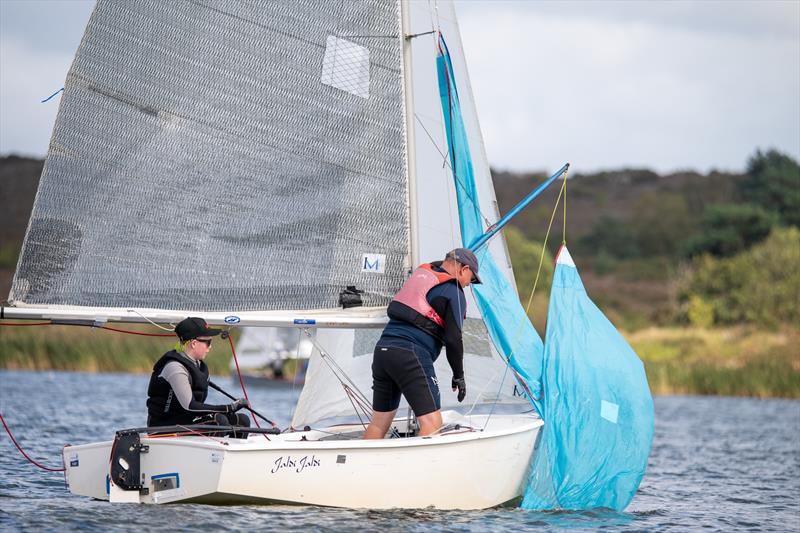 GP14 Inlands at Frensham Pond photo copyright Richard Craig / www.SailPics.co.uk taken at Frensham Pond Sailing Club and featuring the GP14 class