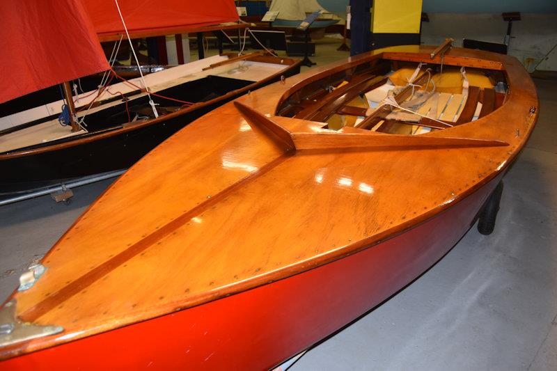 A vintage GP14 at the National Maritime Museum photo copyright Dougal Henshall taken at  and featuring the GP14 class