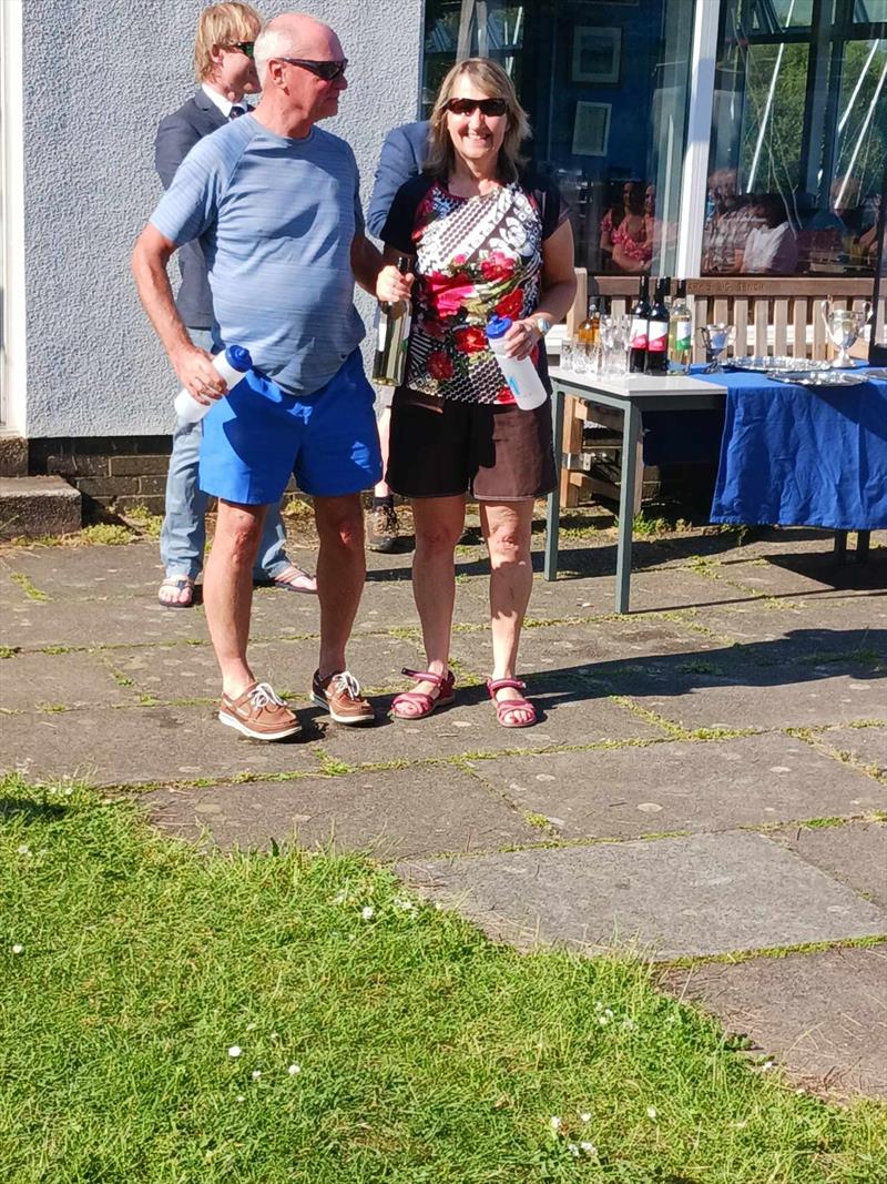 GP14 Northern Area Championship: Julie and Chris Waddington winners of silver fleet and 1st female helm photo copyright Vanessa Devereux taken at Bassenthwaite Sailing Club and featuring the GP14 class
