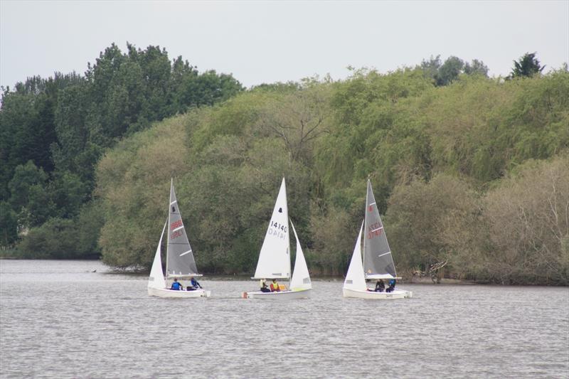 GP14 National Youth Championship 2024 at Winsford Flash photo copyright Russell Page taken at Winsford Flash Sailing Club and featuring the GP14 class