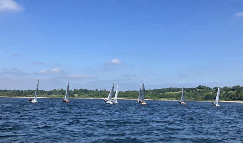 Llandegfedd GP14 Open photo copyright Robin Freeland, Dave Stevens & Vanessa Devereux taken at Llandegfedd Sailing Club and featuring the GP14 class