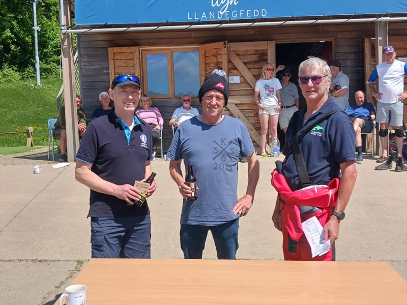 Llandegfedd GP14 Open photo copyright Robin Freeland, Dave Stevens & Vanessa Devereux taken at Llandegfedd Sailing Club and featuring the GP14 class