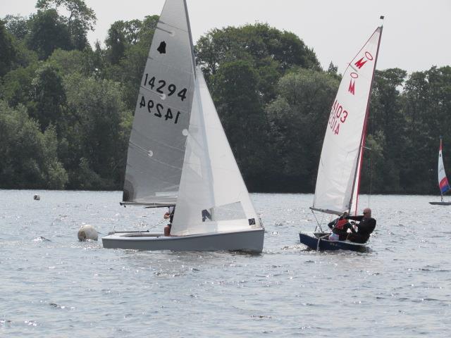 Border Counties Midweek Sailing Series at Shropshire Sailing Club photo copyright Brian Herring taken at Shropshire Sailing Club and featuring the GP14 class