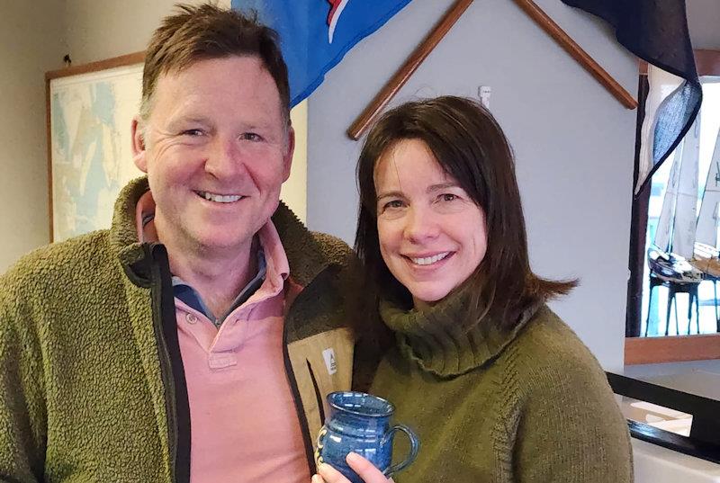 Ciara Mulvey & Peter Murphy - Viking Marine Frostbite Series 2 at Dun Laoghaire - photo © Frank Miller