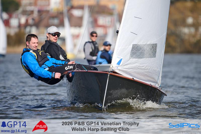 2026 P&B GP14 Venetian Trophy at Welsh Harp - photo © Richard Craig / www.SailPics.co.uk