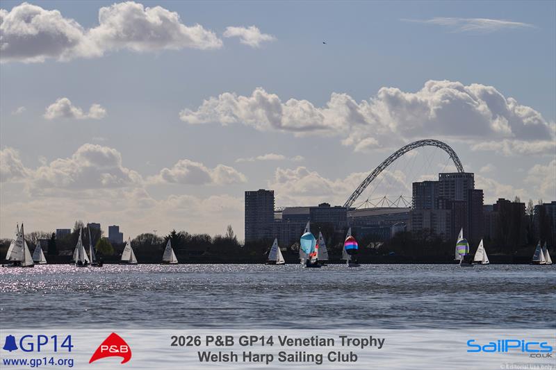 2026 P&B GP14 Venetian Trophy at Welsh Harp - photo © Richard Craig / www.SailPics.co.uk