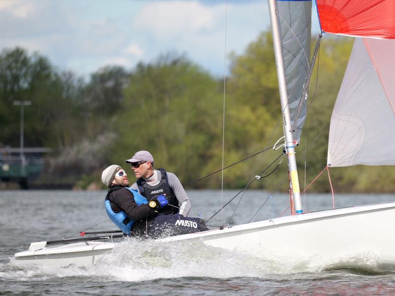 Fishers Green Easter Cup Championship 2026 photo copyright Angie Meyer taken at Fishers Green Sailing Club and featuring the GP14 class