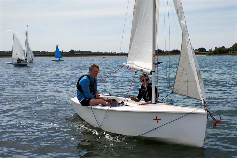 Rory Odell and Jack Cammann win The Colander Cup 2026 photo copyright FM Sailing taken at Northampton Sailing Club and featuring the GP14 class