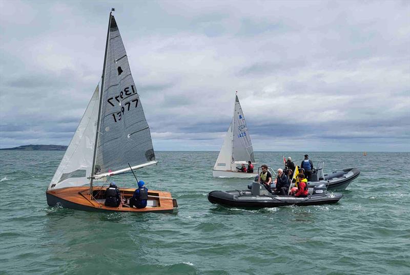 Gate start ready - GP14 Leinster Championship at Howth photo copyright Karolina Kernan taken at Howth Yacht Club and featuring the GP14 class