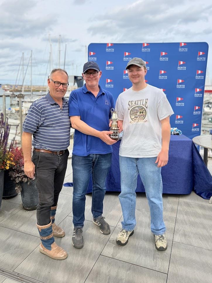 Race 2 winners, Peter and Stepen Boyle - GP14 Leinster Championship at Howth photo copyright Karolina Kernan taken at Howth Yacht Club and featuring the GP14 class