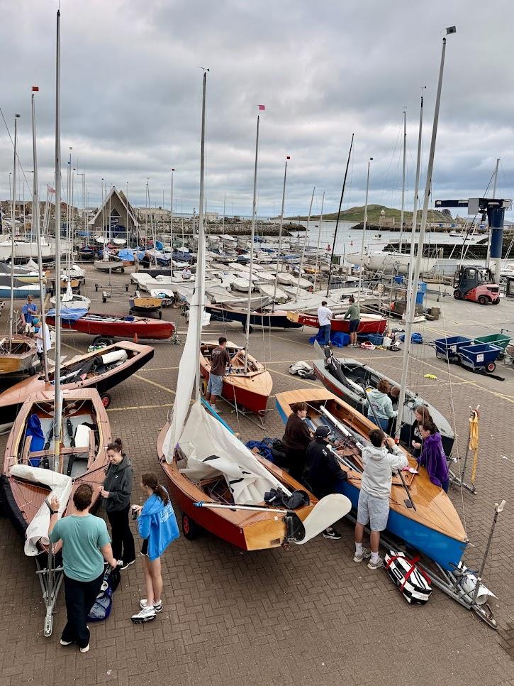 Pre Launch - GP14 Leinster Championship at Howth photo copyright Karolina Kernan taken at Howth Yacht Club and featuring the GP14 class