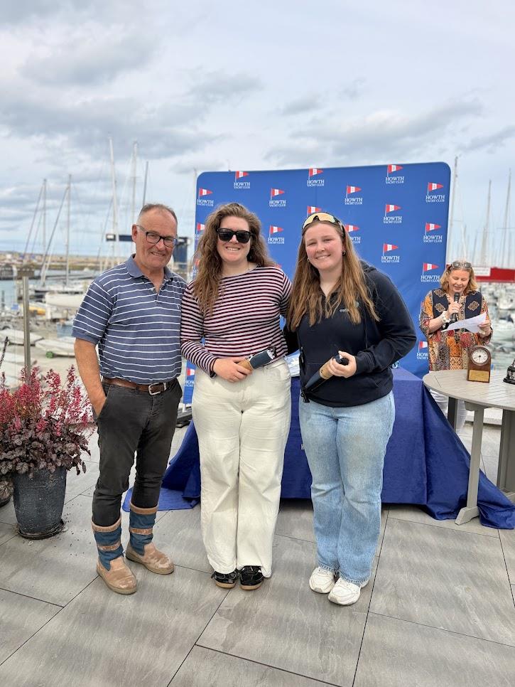 1st Bronze, Lauren O'Hare and Aisling Kelly - GP14 Leinster Championship at Howth photo copyright Karolina Kernan taken at Howth Yacht Club and featuring the GP14 class