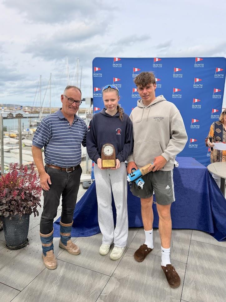 1st Silver, Top Youth, Jess and Mark Greer - GP14 Leinster Championship at Howth photo copyright Karolina Kernan taken at Howth Yacht Club and featuring the GP14 class