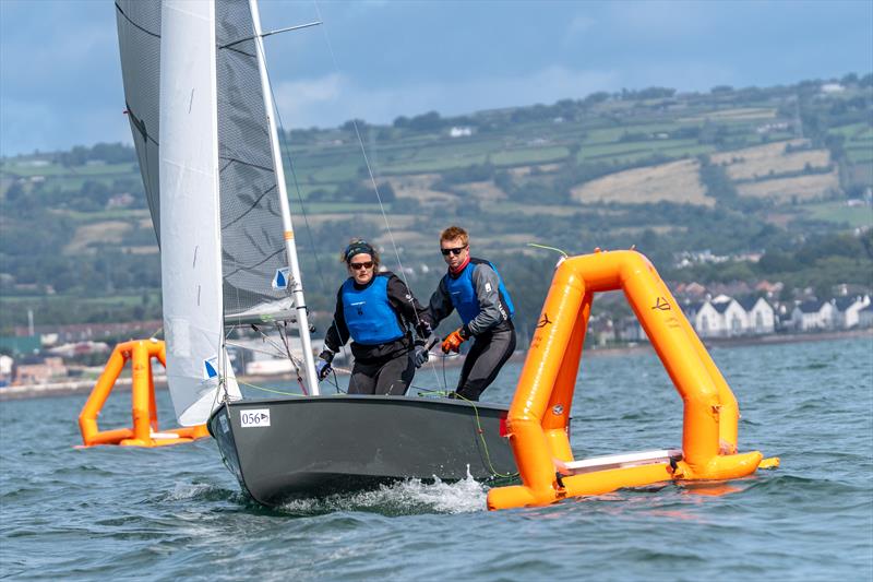 Ger Owens and Mel Morris on Day 6 of the GP14 World Championship 2026 - photo © Bradley Quinn