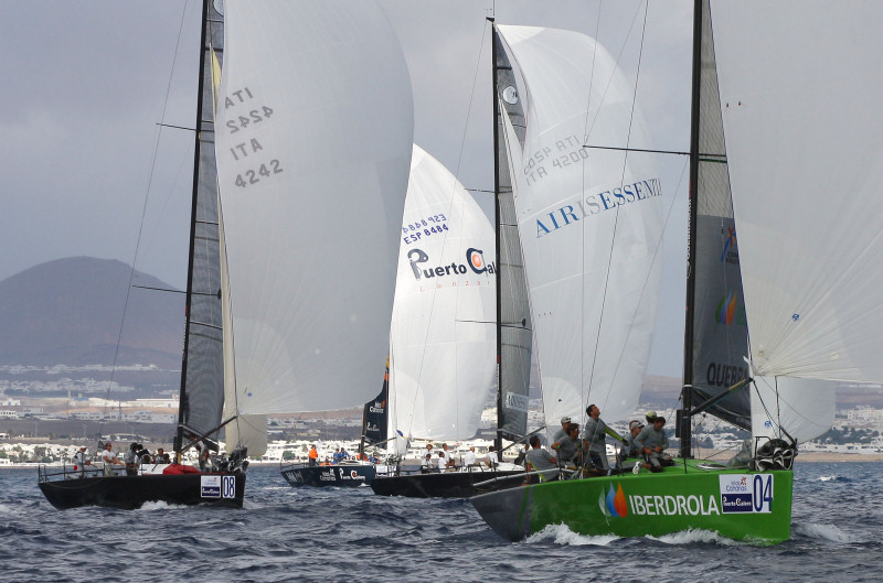 Racing on the final day of the Trofeo Puerto Calero, the final leg of the GP42 Quebramar Cup photo copyright Inigo Aznar / Quebramar Cup taken at  and featuring the GP42 class