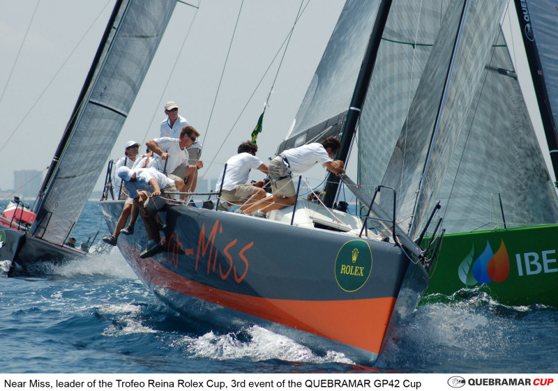 Near Miss takes the lead in Trofeo de la Reina Rolex with two bullets on the second day photo copyright GP42 Quebramar Cup media taken at  and featuring the GP42 class