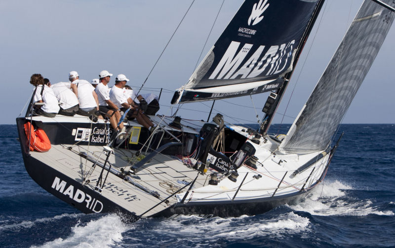 Turismo Madrid takes the early lead on day one of the GP42 Global Cup photo copyright Nico Martinez / Puerto Calero GP42 Global Cup taken at  and featuring the GP42 class