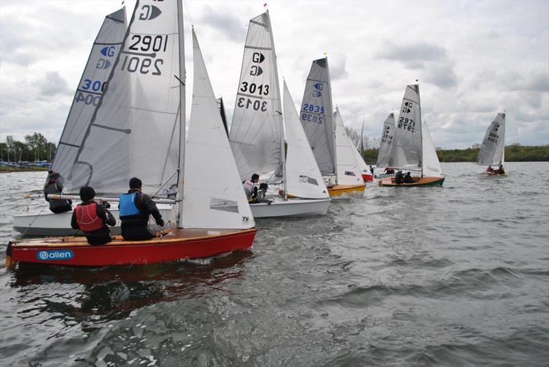 Graduate Nationals at Stewartby Water photo copyright Bill Strange taken at Stewartby Water Sailing Club and featuring the Graduate class