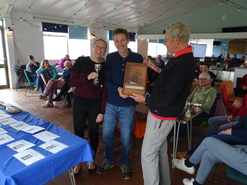 John Clementson & Melanie Titmus win the Graduate Nationals at Stewartby Water photo copyright Richard Thorpe taken at Stewartby Water Sailing Club and featuring the Graduate class