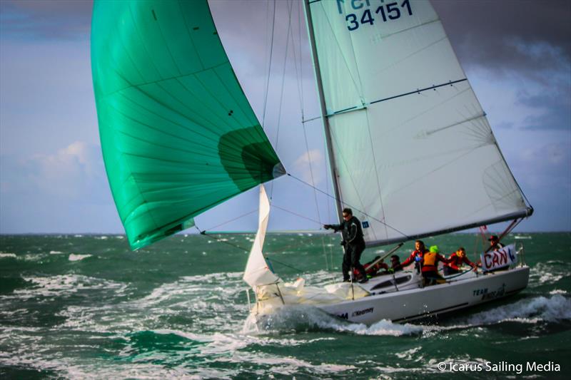 34th Student Yachting World Cup day 5 photo copyright Icarus Sailing Media taken at Société des Régates Rochelaises and featuring the Grand Surprise class