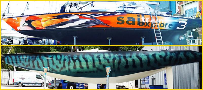 Vinyl Boat Wraps - photo © Grapefruit Graphics