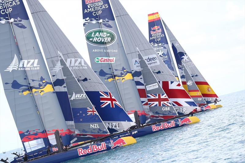 America's Cup AC45s with branding by Grapefruit Graphics - photo © Grapefruit