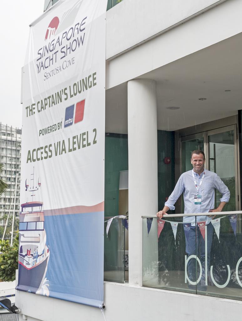 Alex Tesch, MTU Asia. Singapore Yacht Show 2018 photo copyright Guy Nowell taken at ONE15 Marina Club and featuring the  class