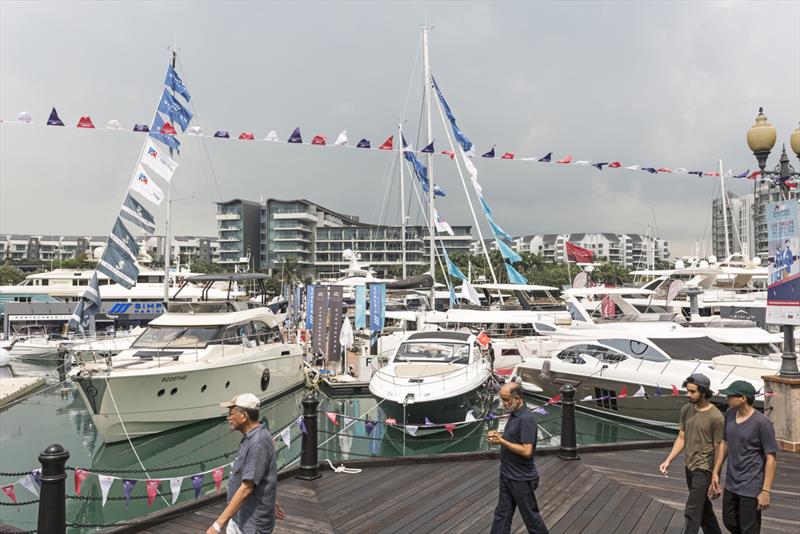 Singapore Yacht Show 2018. On the boardwalk. - photo © Guy Nowell