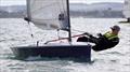 Gavin Fleming works hard on day 1 of the Hadron H2 Nationals at Keyhaven &copy; Keith Callaghan