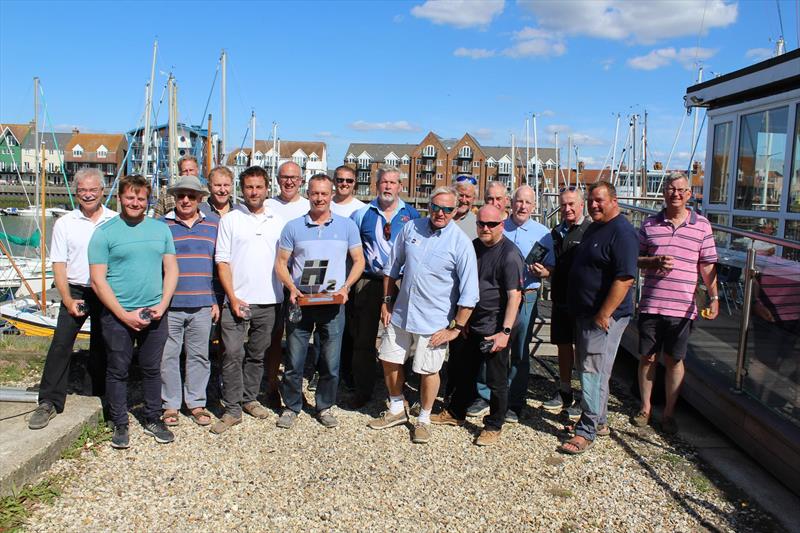 The H2 competitors on day 3 of the Hadron H2 National Championship at Arun photo copyright Keith Callaghan taken at Arun Yacht Club and featuring the Hadron H2 class