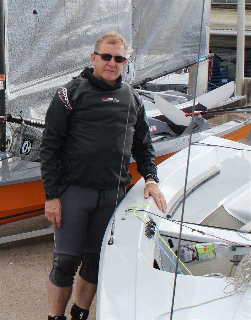 Andrew McGaw - winner of the Walton & Frinton YC Hadron H2 open photo copyright Keith Callaghan taken at Walton and Frinton Yacht Club and featuring the Hadron H2 class