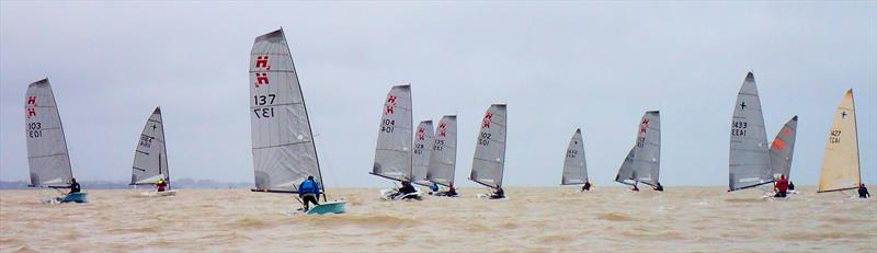 Race 1, first reach during the Walton & Frinton YC Hadron H2 open - photo © Keith Callaghan