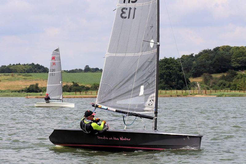Dave Barker (Draycote) takes second place in the first ever Hadron H2 open meeting at Deben YC - photo © Keith Callaghan