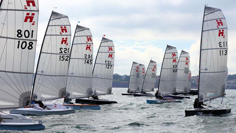 Hadron H2 Nationals 2022 photo copyright K Callaghan taken at Royal Torbay Yacht Club and featuring the Hadron H2 class