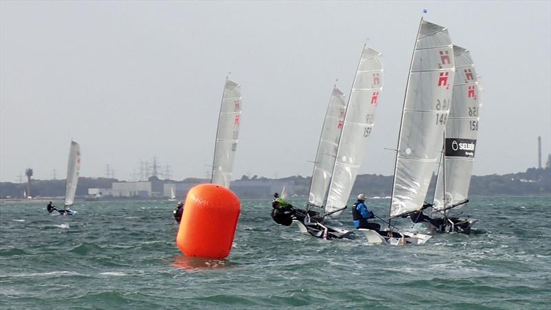 Hadron H2 Solent Trophy at Warsash photo copyright Keith Callaghan taken at Warsash Sailing Club and featuring the Hadron H2 class