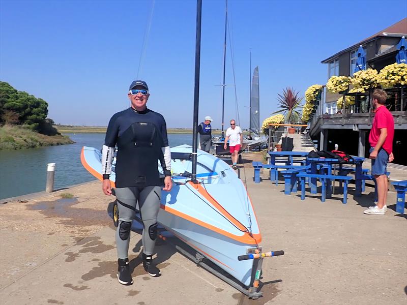 Richard Leftley - winner of the Hadron H2 Open Meeting at Walton & Frinton - photo © Keith Callaghan
