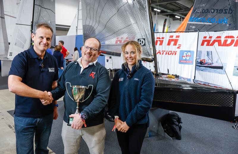 Richard Le Mare's Hadron H2 wins the Concours d'Elegance at the RYA Dinghy & Watersports Show 2026 - photo © Paul Wyeth / RYA