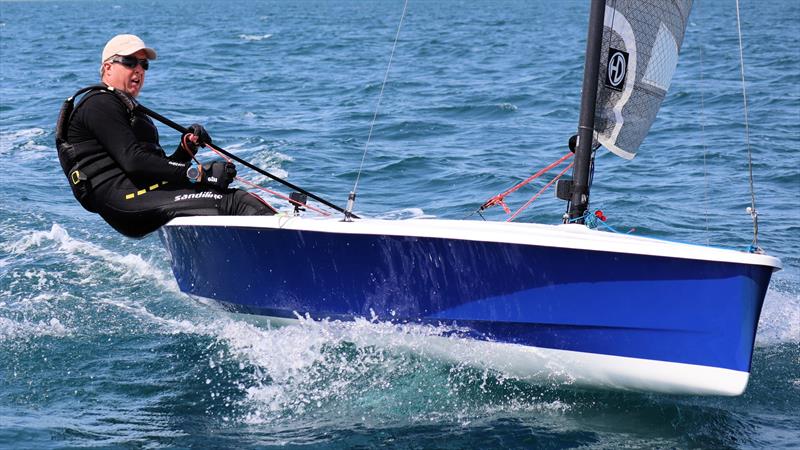 Tim Garvin – current leader in the H2 Travellers Trophy Series photo copyright Keith Callaghan taken at  and featuring the Hadron H2 class