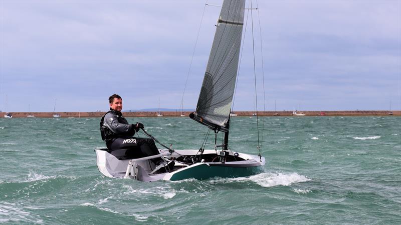 Tim Blackmore leads the field after day 2 of the Hadron H2 Nationals at Keyhaven - photo © Keith Callaghan