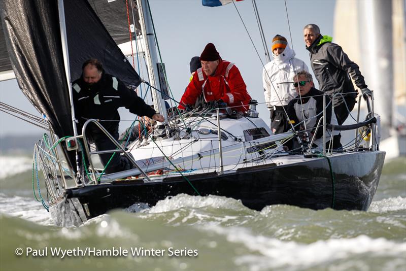 Quokka 9, Half tonner, during HYS Hamble Winter Series Race Week 5 photo copyright Paul Wyeth / www.pwpictures.com taken at Hamble River Sailing Club and featuring the Half Tonner class