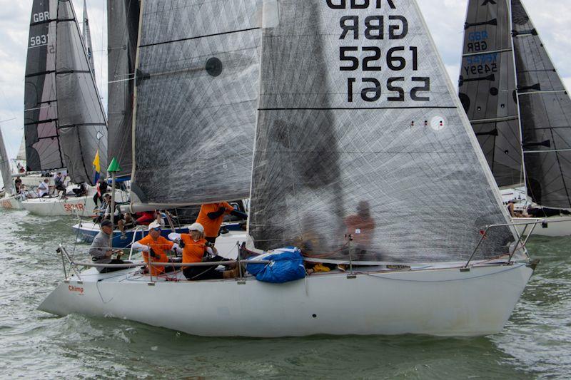 Chimp - Day 5 of Cowes Week 2023 photo copyright Martin Augustus / www.sailingimages.co.uk taken at Cowes Combined Clubs and featuring the Half Tonner class