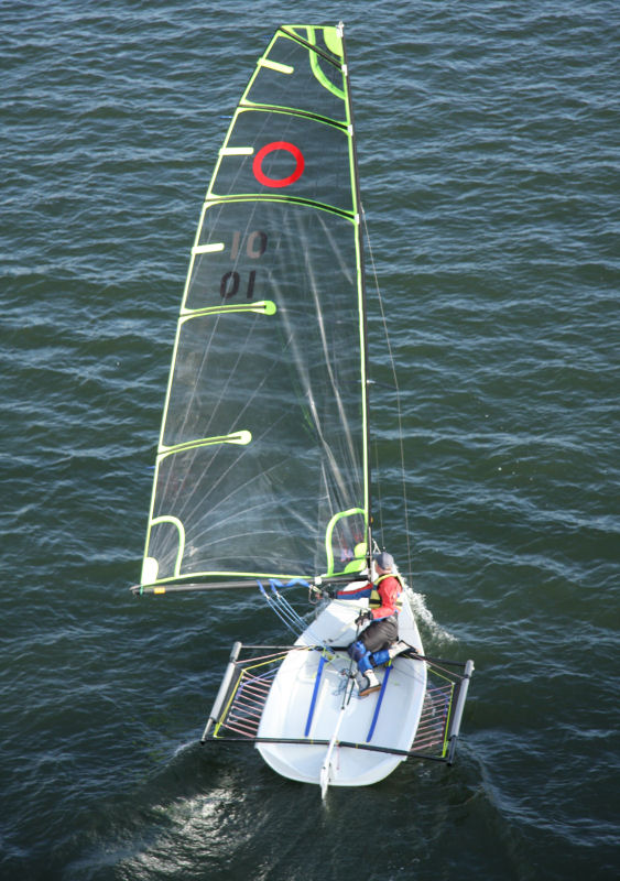 British Sailing Battle of the Classes on the final day of the London Boat Show photo copyright Mark Jardine / Y&Y taken at  and featuring the Halo class