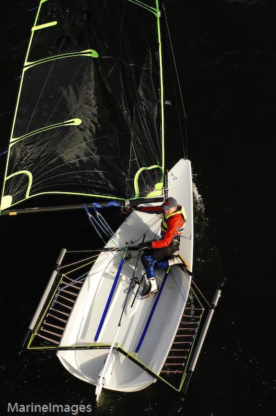 British Sailing Battle of the Classes on the final day of the London Boat Show photo copyright Graeme Sweeney / www.MarineImages.co.u taken at  and featuring the Halo class