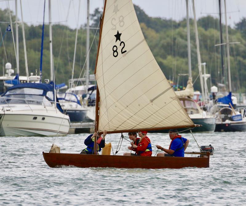 Hamble River Sailing Club Centenary Founders Day Sail Past photo copyright Gill Pearson taken at Hamble River Sailing Club and featuring the Hamble Star class