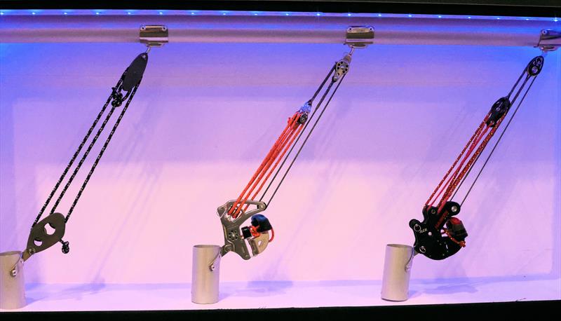 The evolution of the ILCA kicker photo copyright Mark Jardine taken at RYA Dinghy Show and featuring the  class