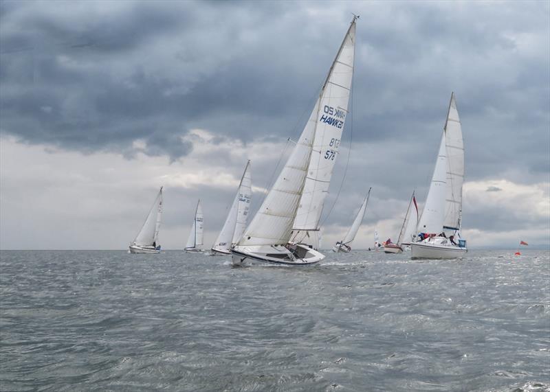 Kippford Week and Kippford RNLI Regatta photo copyright John Sproat taken at Solway Yacht Club and featuring the Hawk 20 class