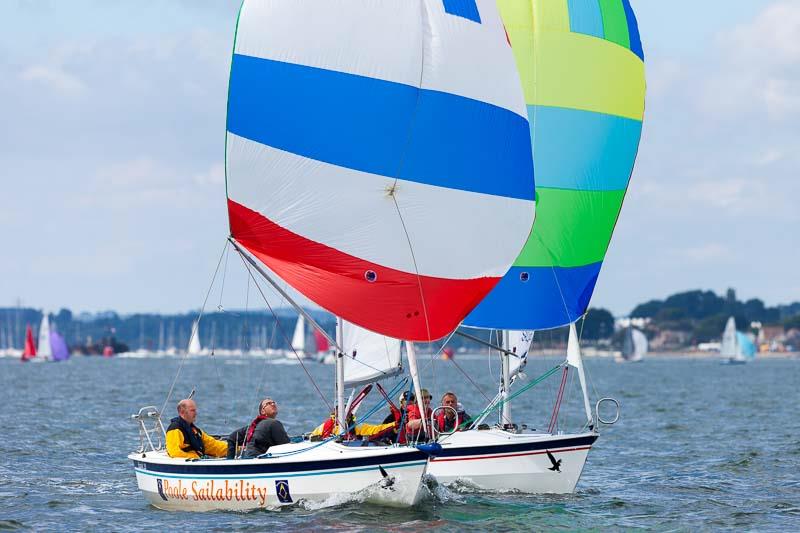 Poole Regatta chooses Poole Sailability as Charity photo copyright David Harding / www.sailingscenes.com taken at Parkstone Yacht Club and featuring the Hawk 20 class